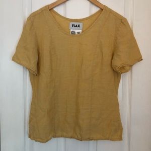 Flax short sleeve shirt